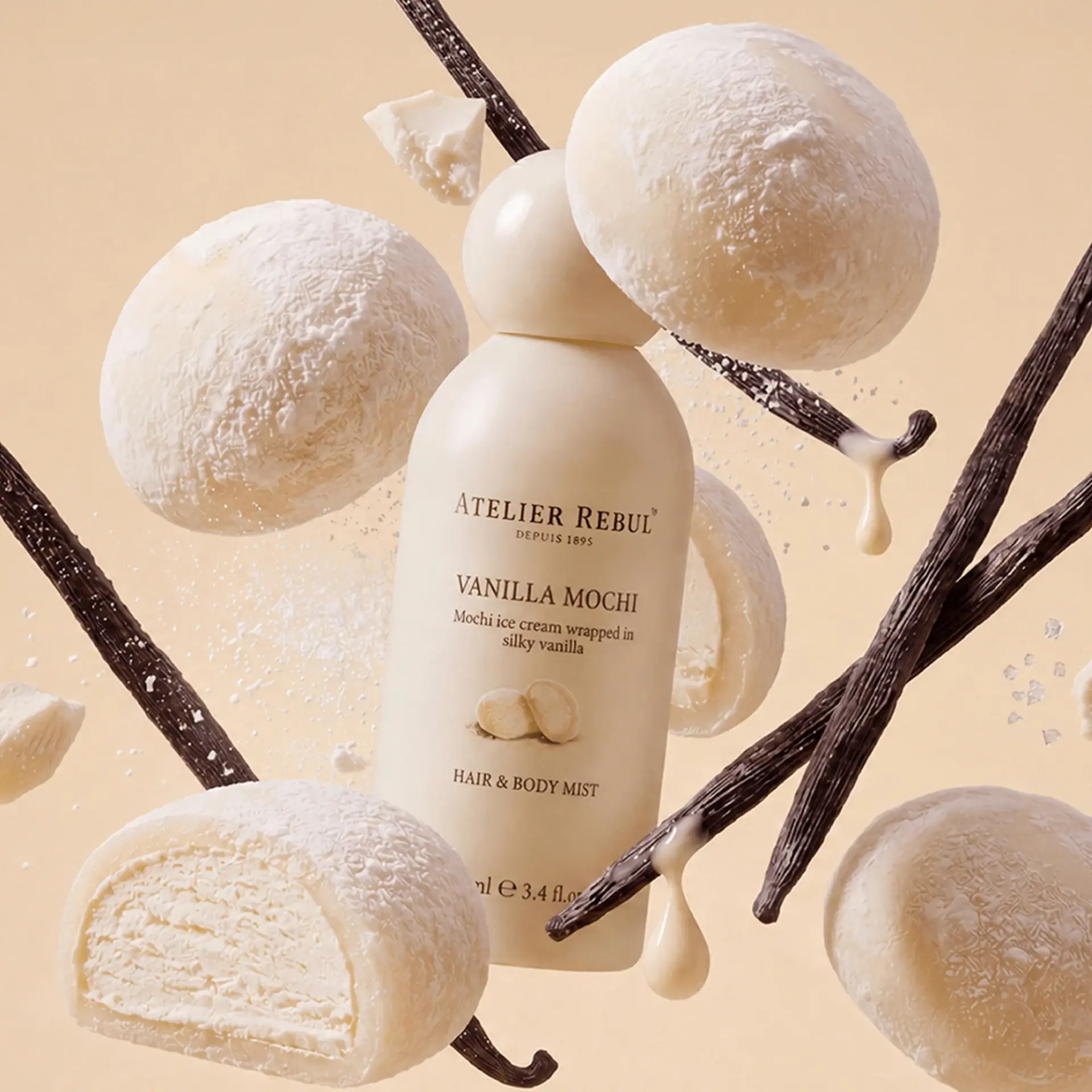 Atelier Rebul - Hair & Body Mist Vanilla Mochi - Afbeelding 2