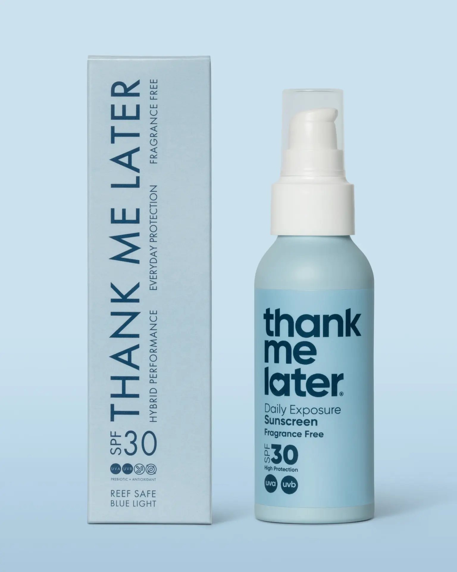 Thank Me Later Daily Exposure Sunscreen Fragrance Free - Afbeelding 3