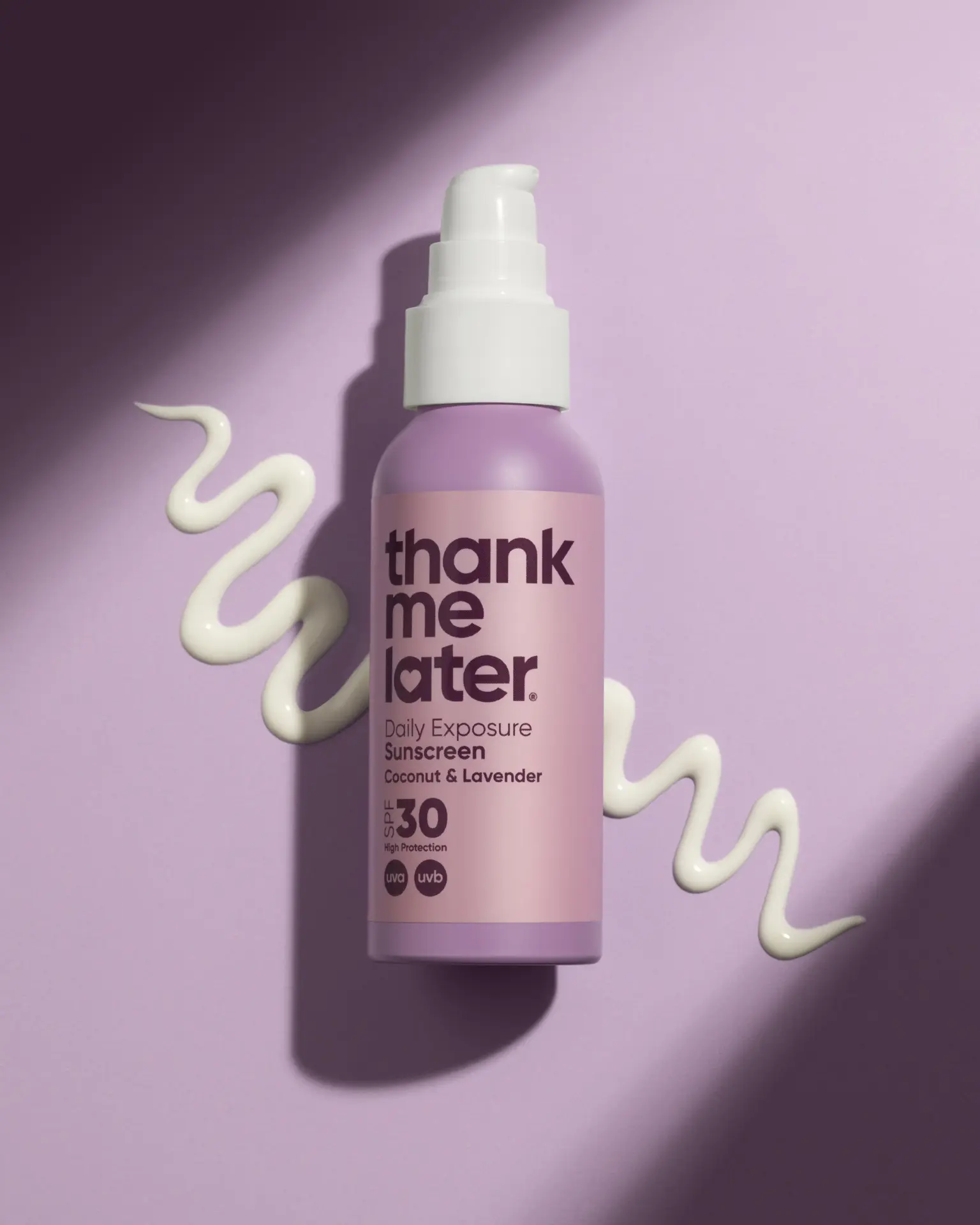 Thank Me Later Daily Exposure Sunscreen Lavendel & Kokosnoot - Afbeelding 2