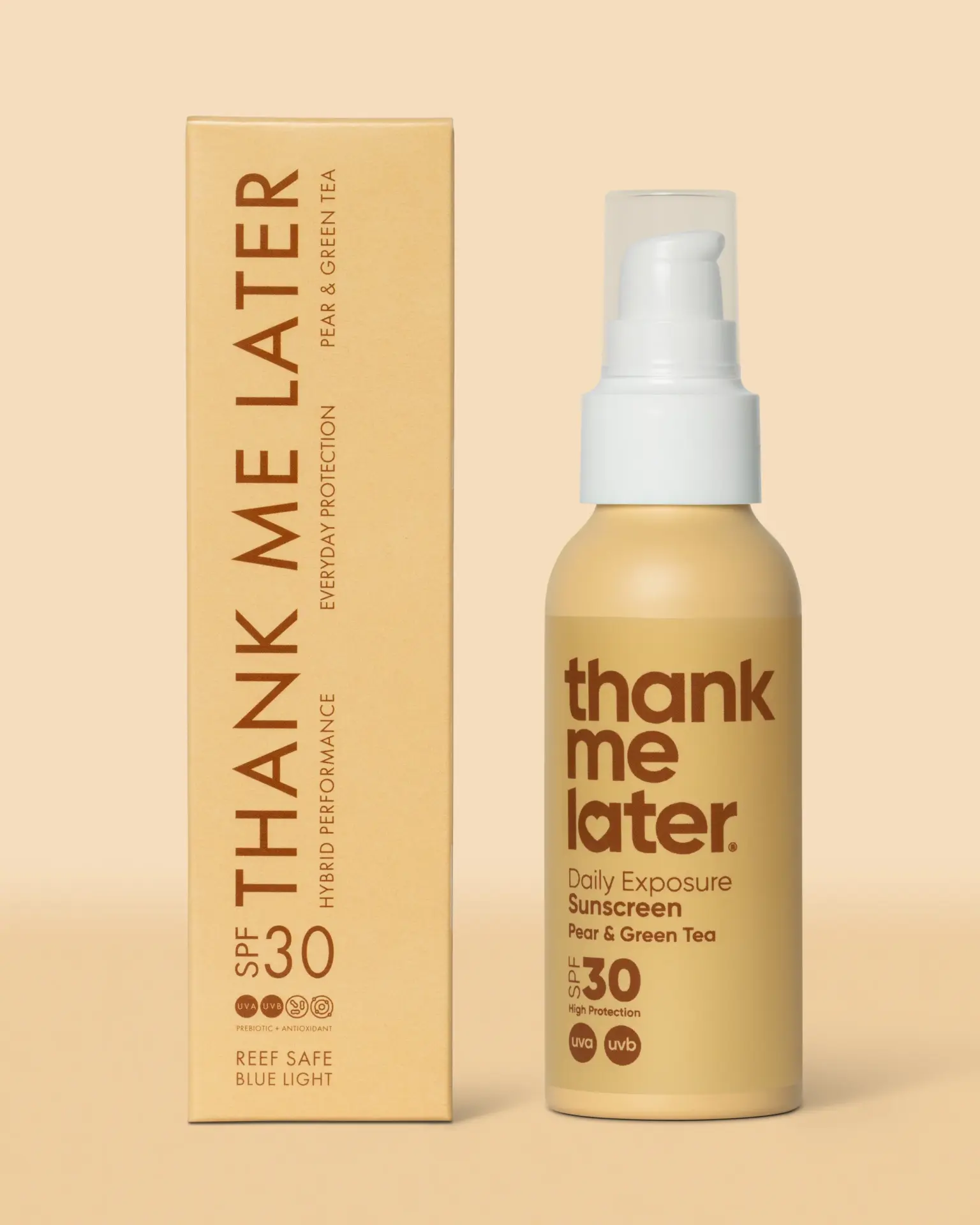Thank Me Later Daily Exposure Sunscreen Peer & Groene Thee - Afbeelding 3