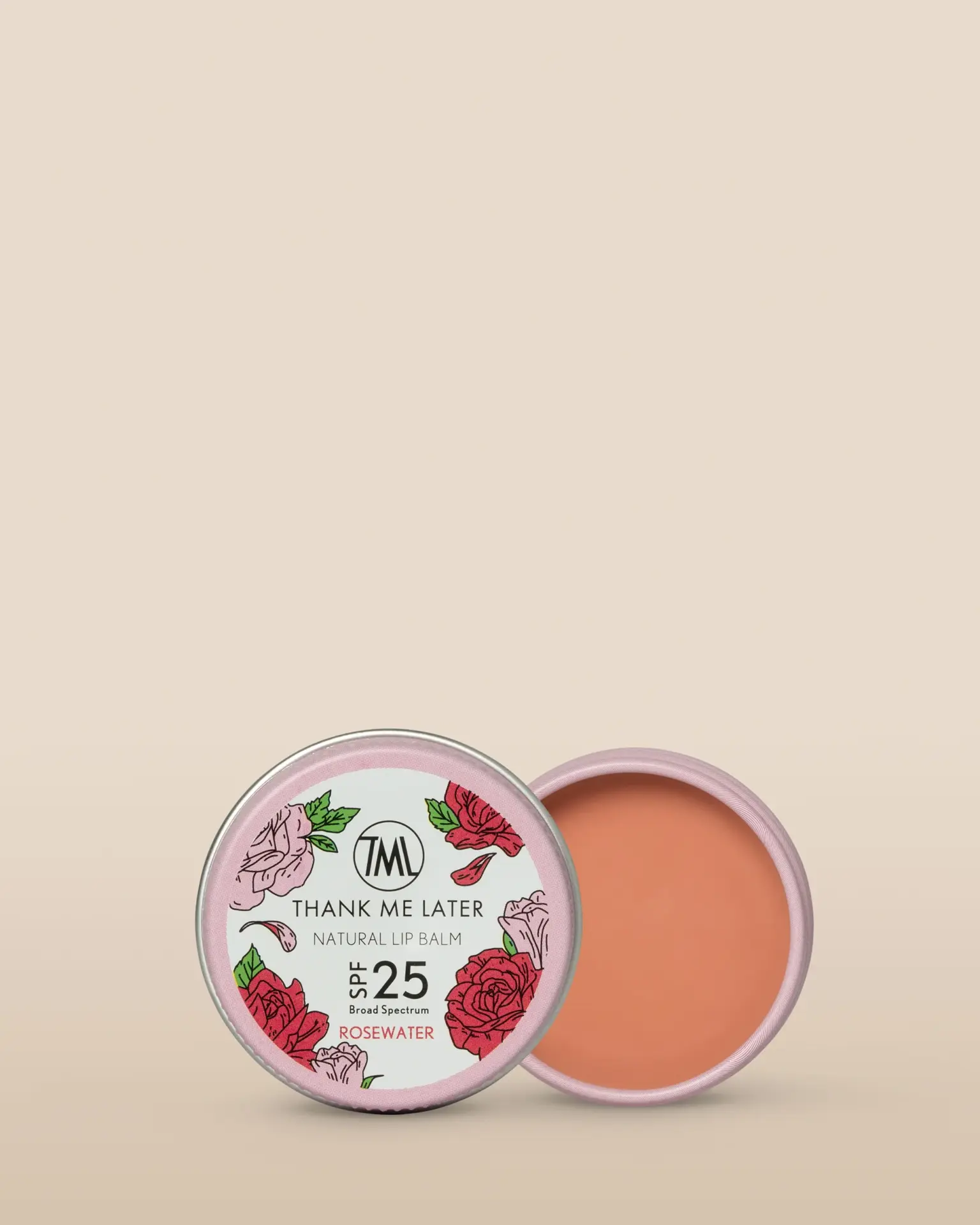 Thank Me Later Lippenbalsem Rozenwater SPF 25
