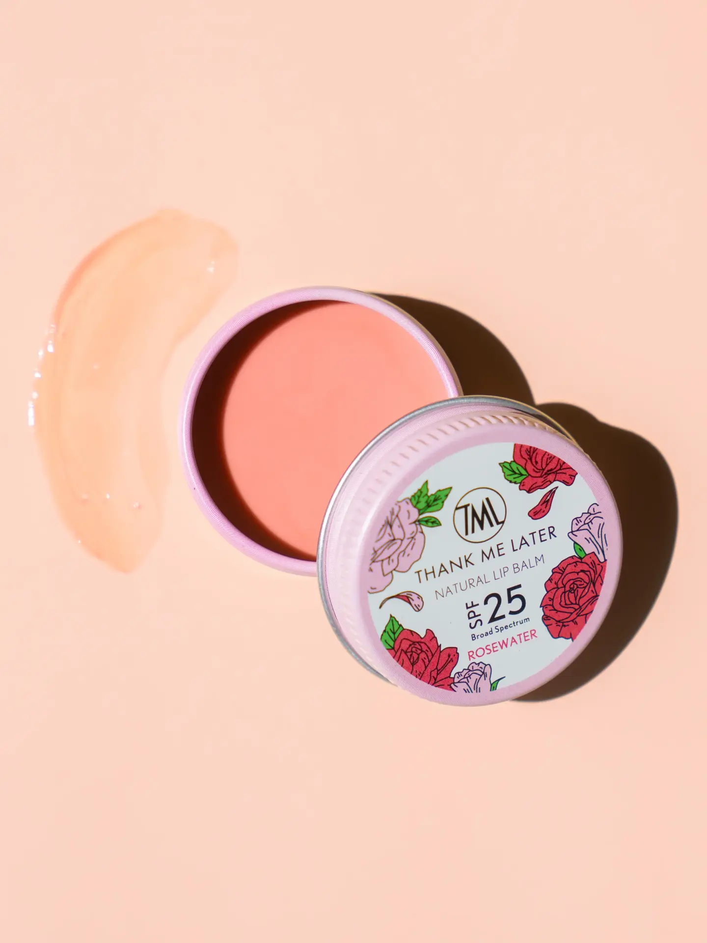 Thank Me Later Lippenbalsem Rozenwater SPF 25 - Afbeelding 3